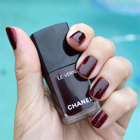 chanel rouge noir nail varnish.